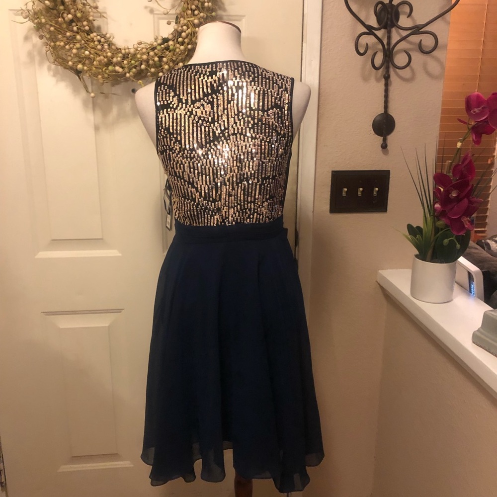 NWT 3.1 Philip Lim 4Target Navy Sequin Midi Dress - Picture 8 of 9